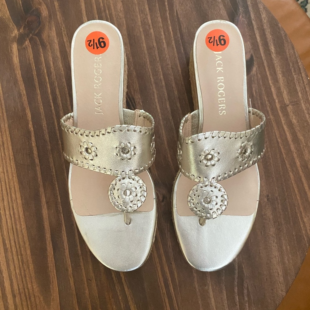 Jack Roger’s wedge sandals - NEW, size 9.5